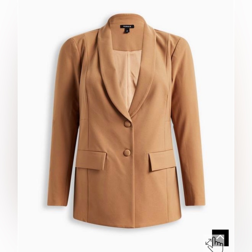 Torrid Soho Studio Refine Crepe Blazer 4X
